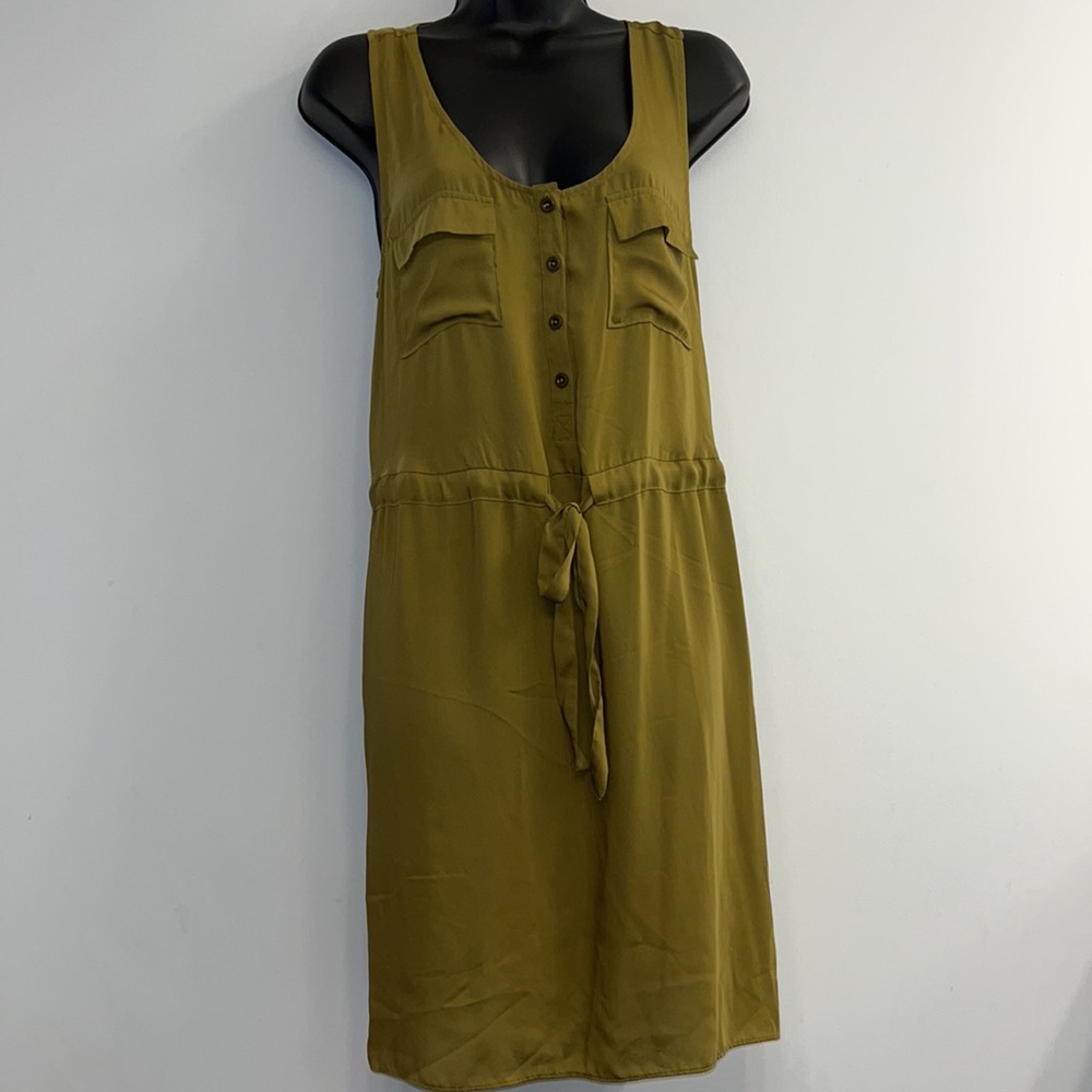 Olive green. Apt. 9 size medium dress.